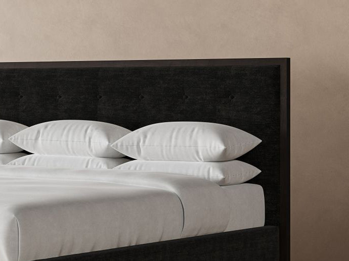 Marlow Bed Frame in ebony#color_onyx-chestnut