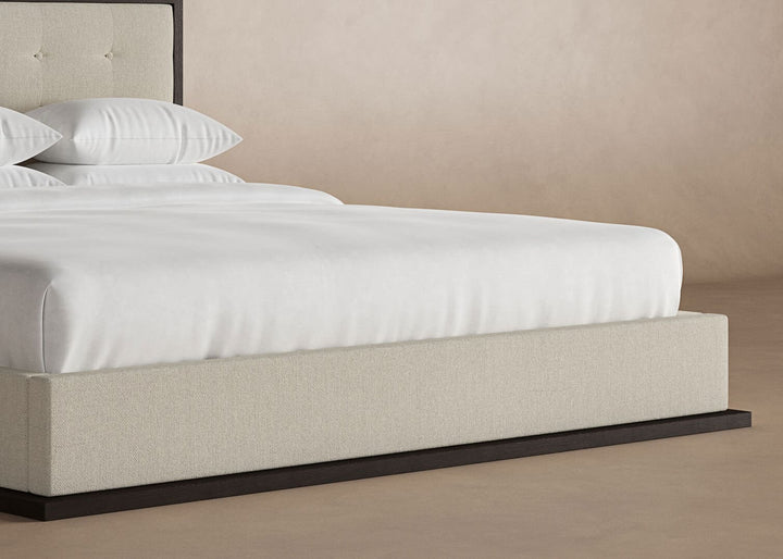 Marlow Bed Frame in Flax#color_flax-chestnut