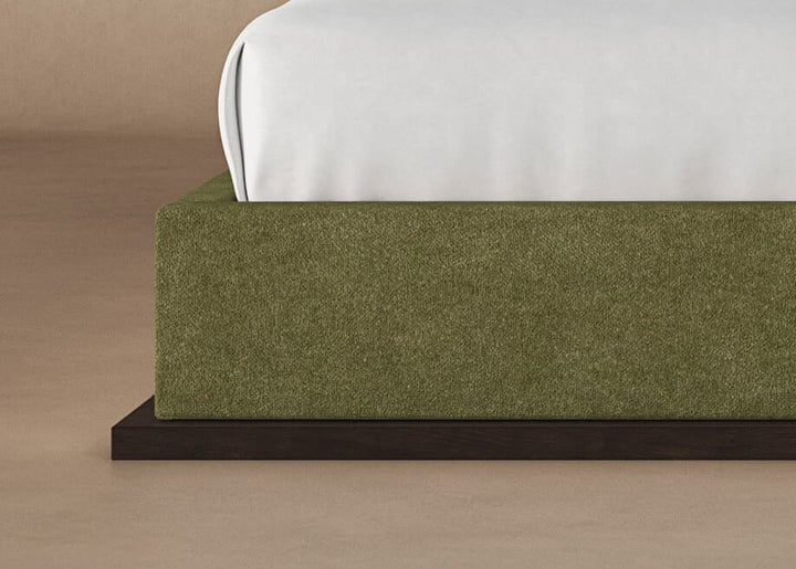 Marlow Bed Frame in Moss#color_moss-chestnut