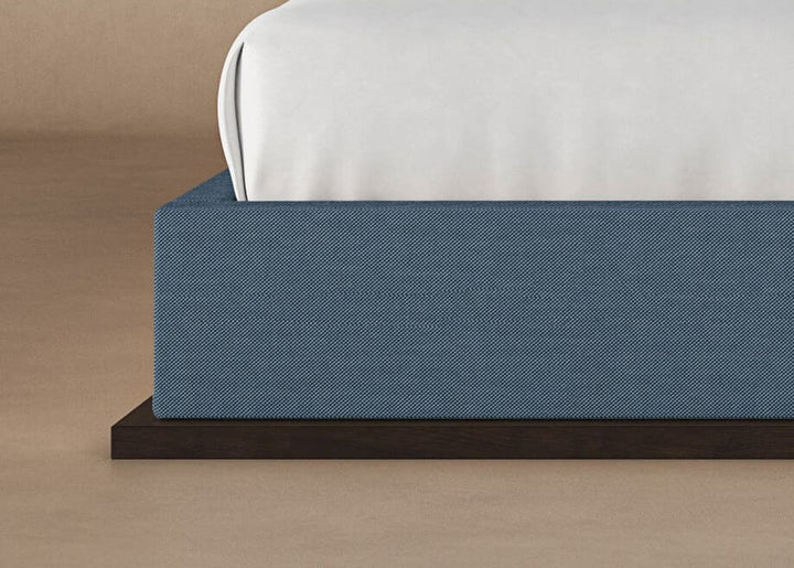 Marlow Bed Frame in Steel#color_steel-chestnut