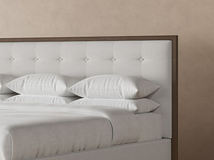 Marlow Bed Frame in Snow#color_snow-walnut