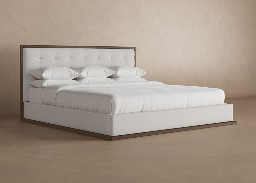 Marlow Bed Frame in Snow#color_snow-walnut