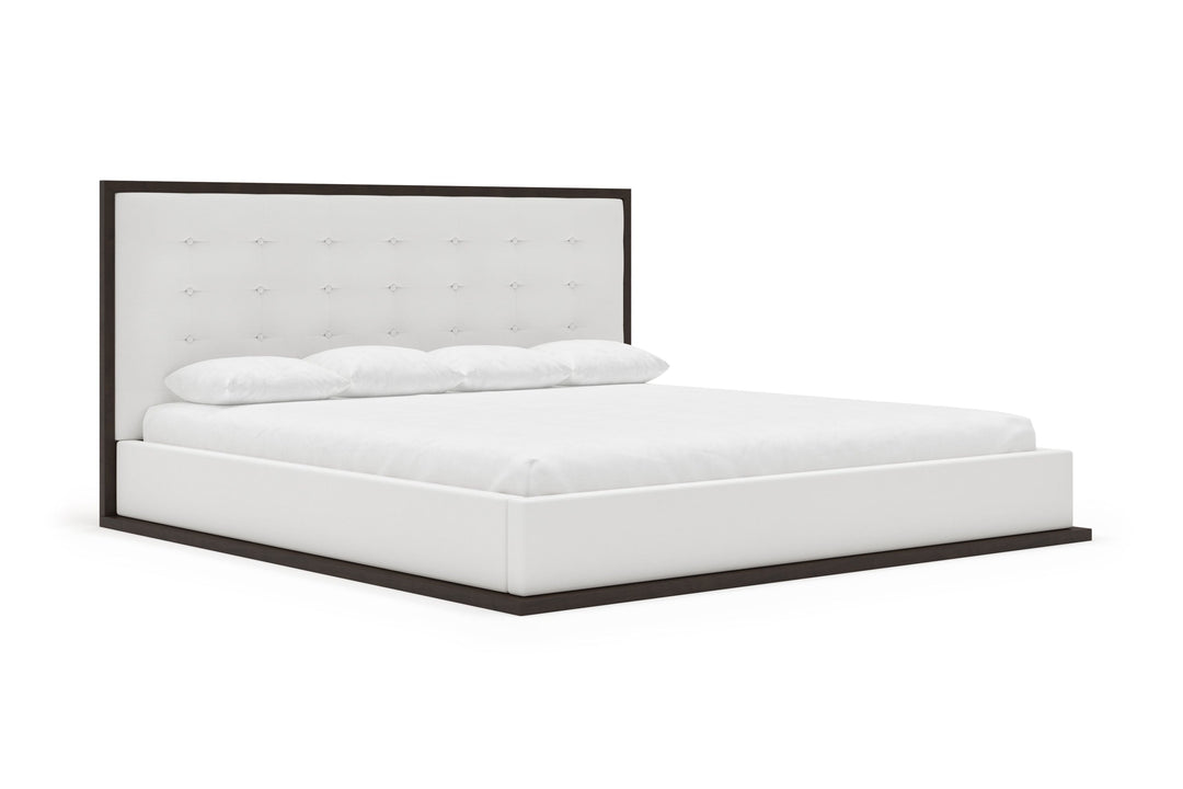 Angled Marlow Bed Frame in Snow#color_snow-wenge