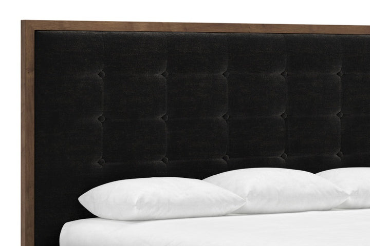 Angled Marlow Bed Frame in ebony#color_ebony-walnut