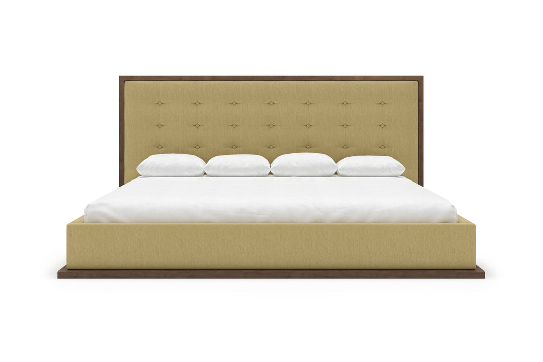 Angled Marlow Bed Frame in Iceland Moss#color_iceland-moss-walnut