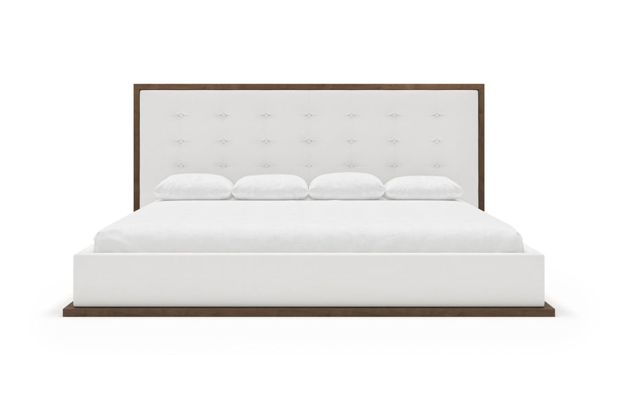 Marlow Bed Frame in Snow#color_snow-walnut
