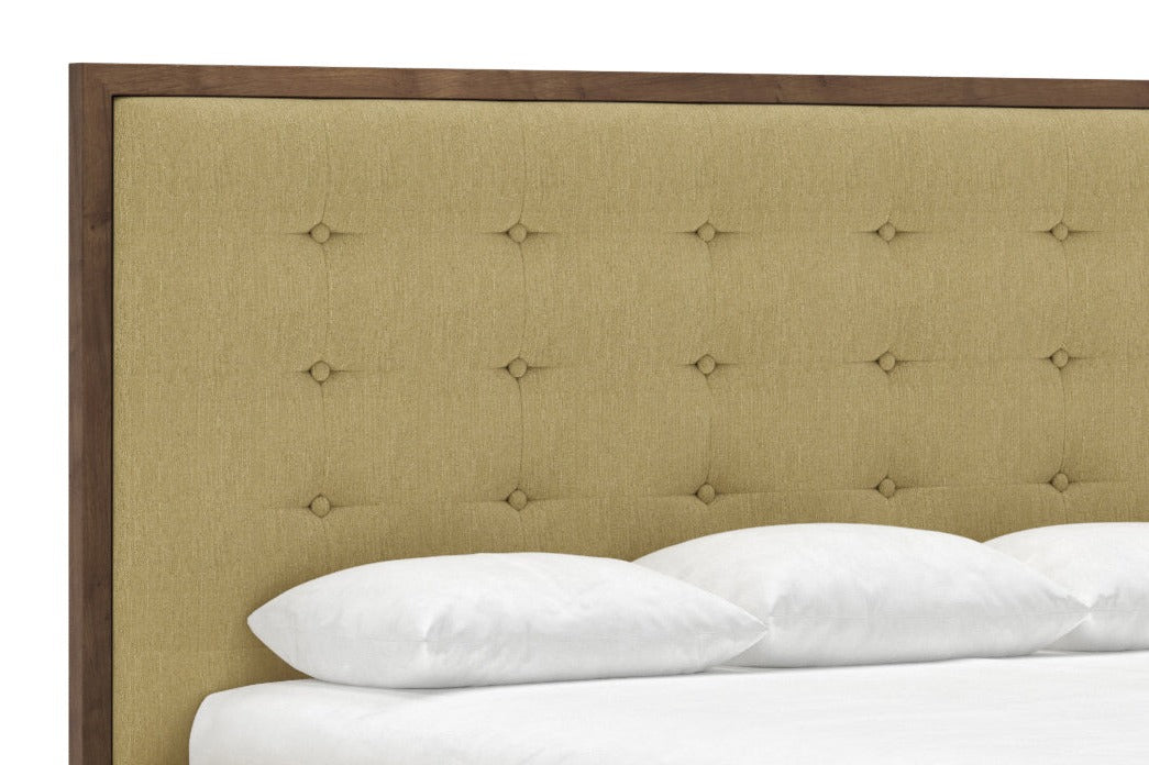 Angled Marlow Bed Frame inIceland Moss#color_iceland-moss-walnut