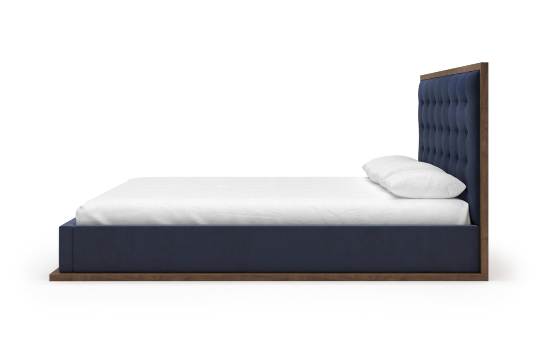 Side View of Marlow Bed Frame in Eclipse#color_eclipse