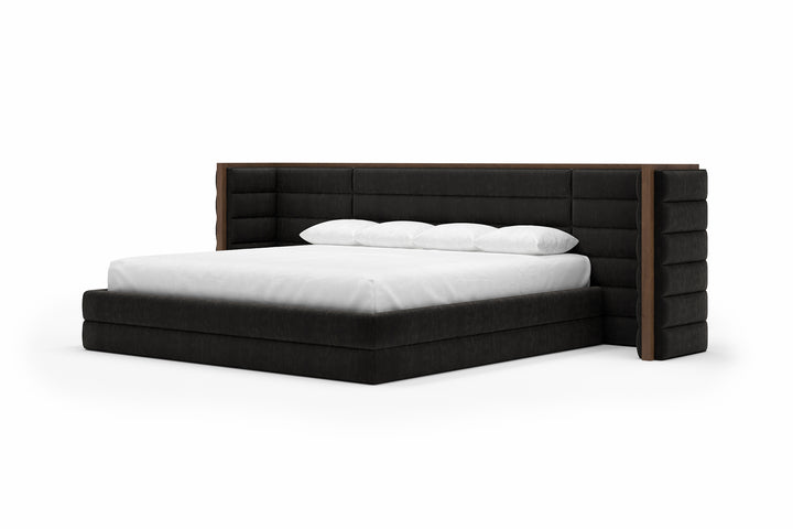 Ebony colored Phantom bedframe #color_ebony