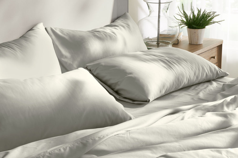 Pelican Alaskan King Bamboo Sheet Set#color_pelican