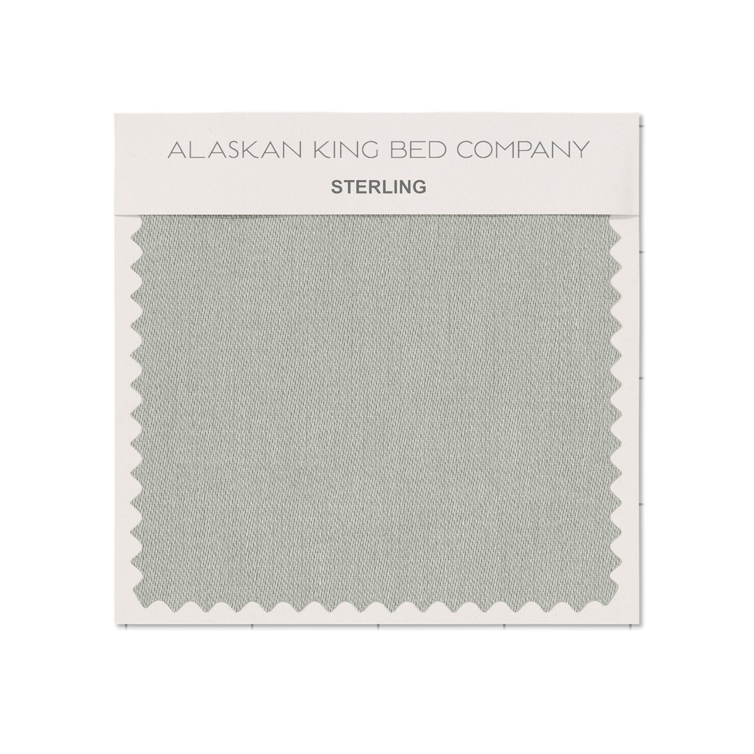 Silver Alaskan King Cotton Sheet Set
