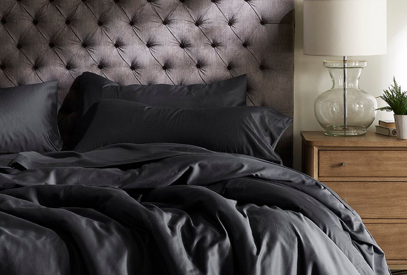 Midnight Alaskan King Cotton Sheet Set#color_midnight