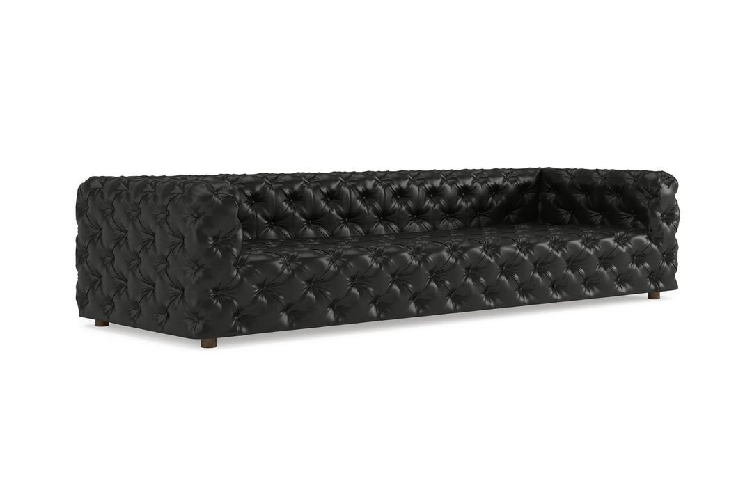 The Grand Chesterfield Sofa in Jet #color_jet