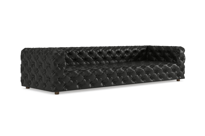The Grand Chesterfield Sofa in Jet #color_jet