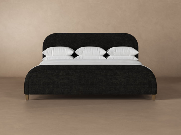Vista Bed Frame in ebony#color_onyx