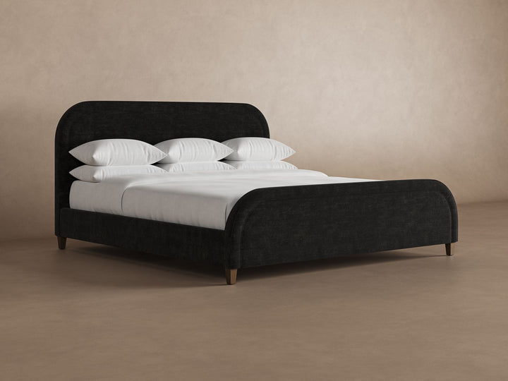 Vista Bed Frame in ebony#color_onyx