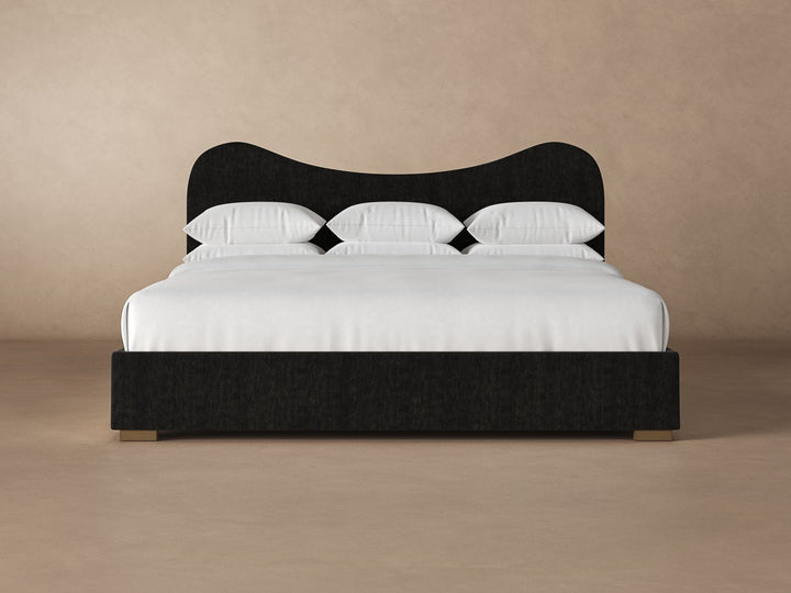 Celine Bed Frame in ebony#color_onyx