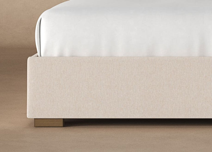 Wave Bed Frame in Oatmeal#color_oatmeal