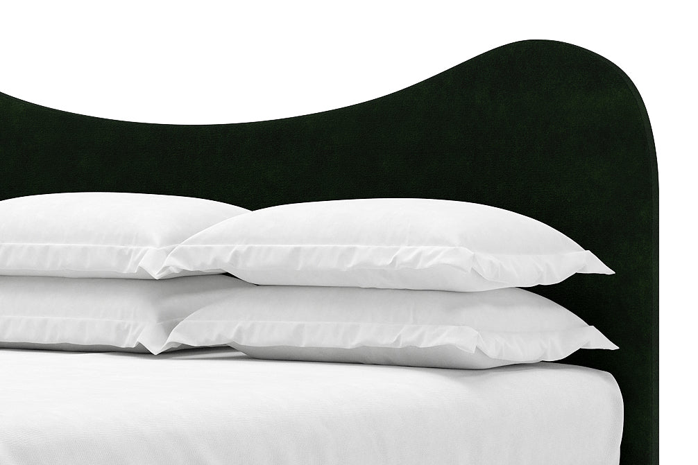 Celine Bed Frame in Emerald#color_emerald